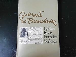 Bild des Verkufers fr LYRIKER, BUCHGESTALTER, VERLEGER Gotthard de Beauclair (ed 1977) zum Verkauf von JLG_livres anciens et modernes