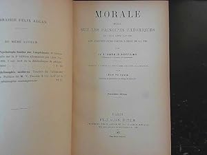 Seller image for Morale, Essai Sur les Principes Theoriques et Leur Application for sale by JLG_livres anciens et modernes