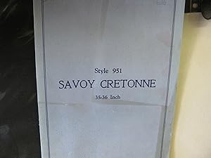 Savoy Cretonne Style 951 35-36 Inch Sawyer Barker Co.