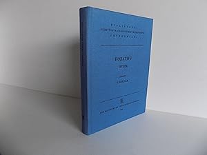 Q. Horati Flacci Opera. Edidit Stephanus Borzsák (= Bibliotheca scriptorum Graecorum et Romanorum...