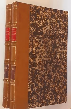 Annales des maladies de l'oreille du larynx du nez et du pharynx . Année 1888. Complet En 2 Volumes.
