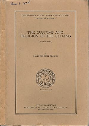 Imagen del vendedor de The customs and religion of the Ch'Iang a la venta por Biblioteca di Babele