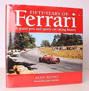 Image du vendeur pour Fifty Years of Ferrari. A Grand Prix and Sports Car Racing History. Foreword by Jody Scheckter. NEAR FINE COPY IN UNCLIPPED DUSTWRAPPER mis en vente par Island Books