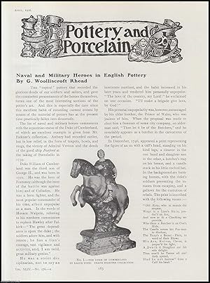 Seller image for The Duke of Cumberland ; The Marquis of Granby ; General Wolfe Willett ; George Washington, & more : Naval and Military Heroes in English Pottery. An original article from The Connoisseur, 1916. for sale by Cosmo Books