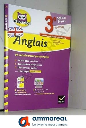 Image du vendeur pour Anglais 3e Spcial brevet: cahier de rvision et d'entranement mis en vente par Ammareal