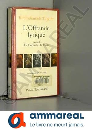 Bild des Verkufers fr L'OFFRANDE LYRIQUE zum Verkauf von Ammareal