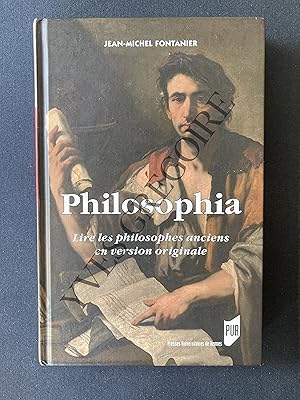 Bild des Verkufers fr PHILOSOPHIA Lire les philosophes anciens en version originale zum Verkauf von Yves Grgoire