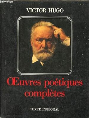 Bild des Verkufers fr Oeuvres potiques compltes. zum Verkauf von Le-Livre