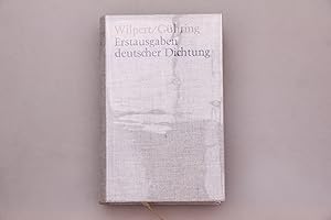 Seller image for ERSTAUSGABEN DEUTSCHER DICHTUNG. Eine Bibliographie zur deutschen Literatur 1600-1960 for sale by INFINIBU KG