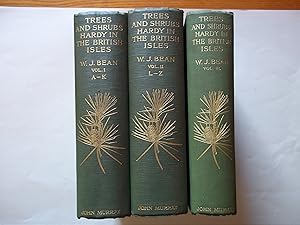 Trees and Shrubs Hardy in the British Isles. THREE VOLUME SET.