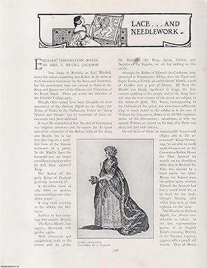 Bild des Verkufers fr English Coronation Robes. An original article from The Connoisseur, 1902. zum Verkauf von Cosmo Books