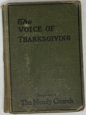 Bild des Verkufers fr The Voice of Thanksgiving zum Verkauf von Oddfellow's Fine Books and Collectables