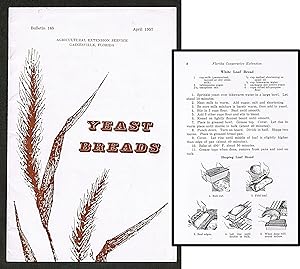 Immagine del venditore per [Baking] Yeast Breads. Florida Agricultural Extension Service and Agricultural Sciences, University of Florida venduto da Blind-Horse-Books (ABAA- FABA)