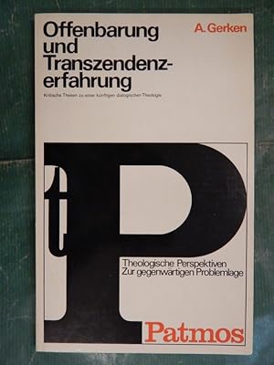 Bild des Verkufers fr Offenbarung und Transzendenzerfahrung zum Verkauf von Buchantiquariat Uwe Sticht, Einzelunter.