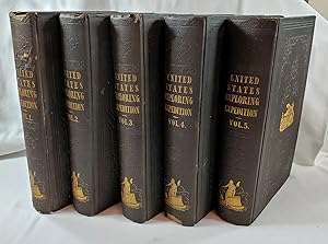 Image du vendeur pour Narrative of the United States Exploring Expedition. During the Years 1868, 1839, 1840, 1841, 1842. Five [5] Volumes mis en vente par Resource Books, LLC