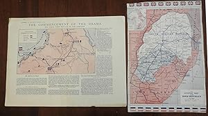 South Africa 2nd Boer War 1899 British Boer Republics Lot x 2 early Battle Maps