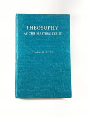 Imagen del vendedor de Theosophy As The Masters See It a la venta por BookEnds Bookstore & Curiosities