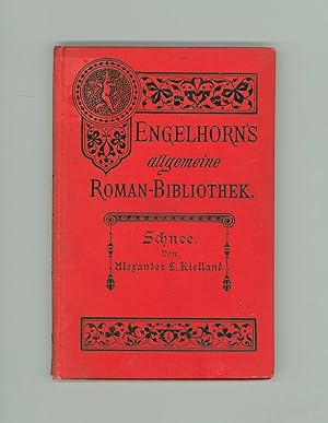 Schnee by Alexander L Kielland, Norwegian Author. 1889 German Translation of "Sne" (Snow), Publis...