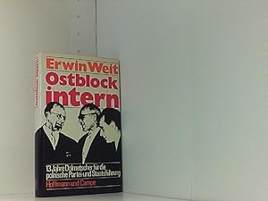 Bild des Verkufers fr Ostblock intern : 13 Jahre Dolmetscher f.d. poln. Partei- u. Staatsfhrung. zum Verkauf von Book Broker