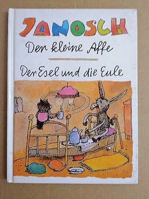 Bild des Verkufers fr Der kleine Affe. Der Esel und die Eule. Mit Bildern von Janosch selbst gemalt. zum Verkauf von Buchhandlung Loken-Books