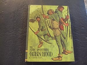 The Merry Adventures Of Robin Hood hc Howard Pyle 1st Print 1968