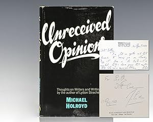 Seller image for Unreceived Opinions: Thoughts on Writers and Writing. for sale by Raptis Rare Books
