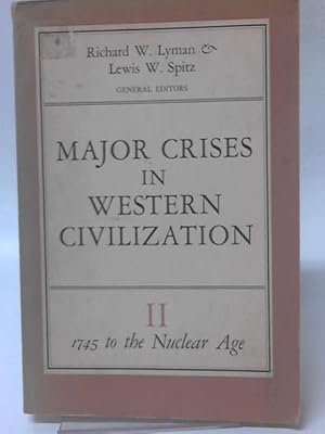 Seller image for Major Crises in Western Civilisation, Vol. II for sale by World of Rare Books