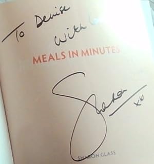 Meals in Minutes (Signed by the author Sharon Glass)
