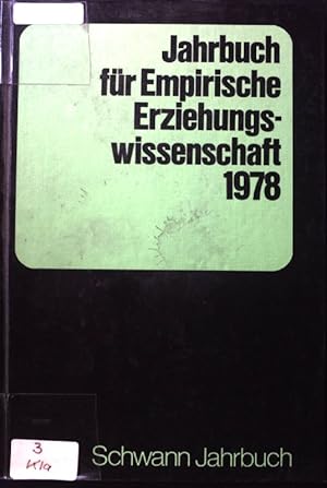 Immagine del venditore per Jahrbuch fr Empirische Erziehungswissenschaft 1978; venduto da books4less (Versandantiquariat Petra Gros GmbH & Co. KG)