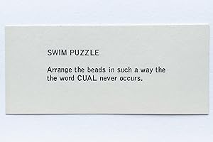 Image du vendeur pour Swim Puzzle card from Water Yam mis en vente par William Allen Word & Image