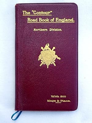 The "Contour" Road Map of England. Northern Division. 1909 India Paper Edition Which Includes Pla...