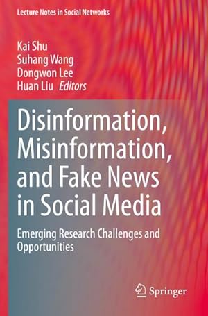 Seller image for Disinformation, Misinformation, and Fake News in Social Media for sale by BuchWeltWeit Ludwig Meier e.K.