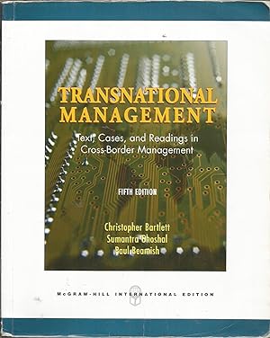 Image du vendeur pour Transnational Management (5th International Edition) mis en vente par Elam's Books