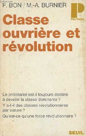 Bild des Verkufers fr Classe ouvrire et rvolution - "Politique" n48 zum Verkauf von Le-Livre