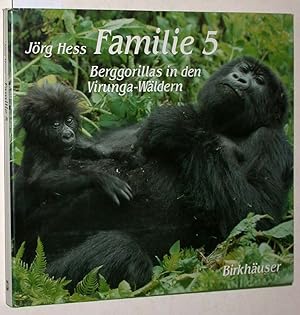 Familie 5 - Berggorillas in den Virunga-Wäldern mit Zeichnungen von Sophie Köhler.