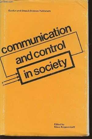 Image du vendeur pour Communication and control in Society mis en vente par Le-Livre