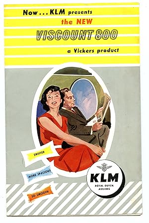 Seller image for KLM presents the NEW Viscount 800, a Vickers product for sale by Attic Books (ABAC, ILAB)