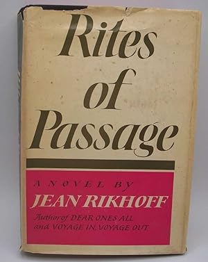 Imagen del vendedor de Rites of Passage: A Novel a la venta por Easy Chair Books