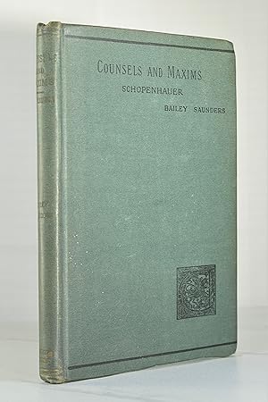 Seller image for COUNSELS AND MAXIMS for sale by Lost Time Books