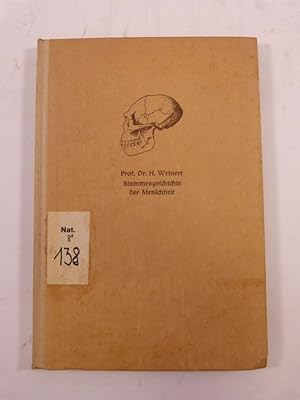 Seller image for Stammesgeschichte der Menschheit. for sale by Antiquariat Bookfarm