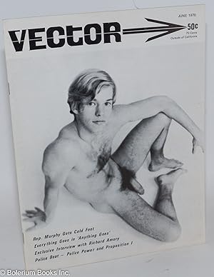 Seller image for Vector: a voice for the homophile community; vol. 6, #6, June, 1970: Exclusive Interview with Richard Amory! for sale by Bolerium Books Inc.