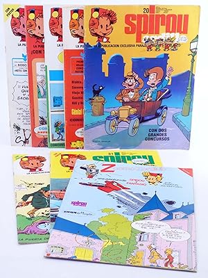 Imagen del vendedor de SPIROU ARDILLA. LOTE 7 ns + TAPAS Z COMO ZORGLUB (Vvaa) Mundis, 1979. OFRT a la venta por Libros Fugitivos