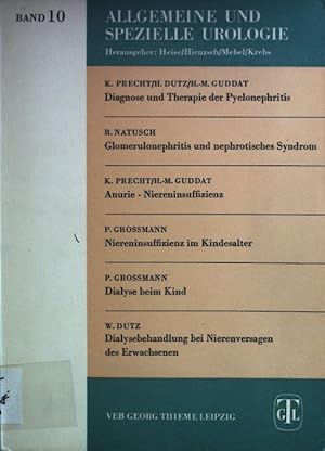 Bild des Verkufers fr Diagnose und Therapie der Pyelonephritis - in: Allgemeine und Spezielle Urologie Band 10. zum Verkauf von books4less (Versandantiquariat Petra Gros GmbH & Co. KG)