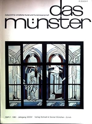 Seller image for Das Mnster, Heft 2, 1981, Jahrgang XXXIV. Zeitschrift fr christliche Kunst und Kunstwissenschaft. for sale by books4less (Versandantiquariat Petra Gros GmbH & Co. KG)