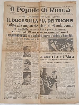 IL POPOLO DI ROMA ANNO XIV - N. 119 ROMA, SABATO 30 APRILE 1938,