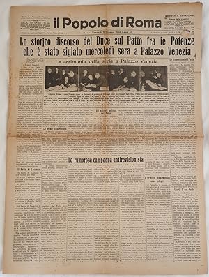 IL POPOLO DI ROMA ANNO IX - N. 136 ROMA, VENERDI 9 GIUGNO 1933,
