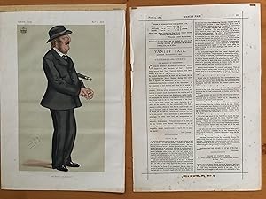 Bild des Verkufers fr Vanity Fair Print - Marquess of Londonderry, Royal Yacht Squadron 1876 zum Verkauf von SydneyBooks