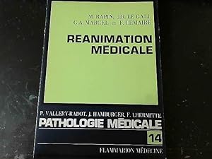 Bild des Verkufers fr Ranimation mdicale. (Pathologie mdicale -14). zum Verkauf von JLG_livres anciens et modernes