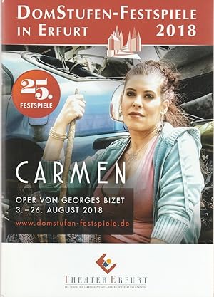 Seller image for Programmheft Georges Bizet CARMEN Domstufen-Festspiele Erfurt 2018 for sale by Programmhefte24 Schauspiel und Musiktheater der letzten 150 Jahre