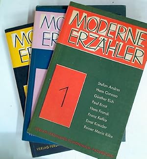 Seller image for Moderne Erzhler. Band 1, 2, 3. for sale by Plurabelle Books Ltd